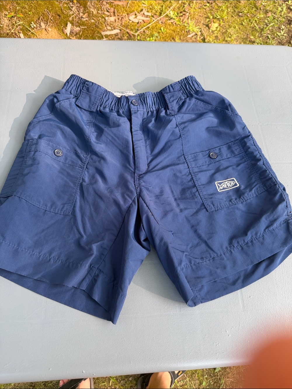 AFTCO Navy Blue Men’s Cargo Shorts